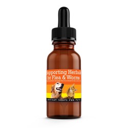 SUPPORTING HERBALS FOR FLEA  & WORMS  - Cats & Dogs